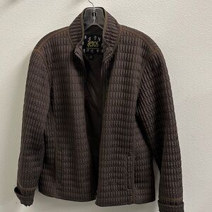 Women's Quilted Brown Jacket